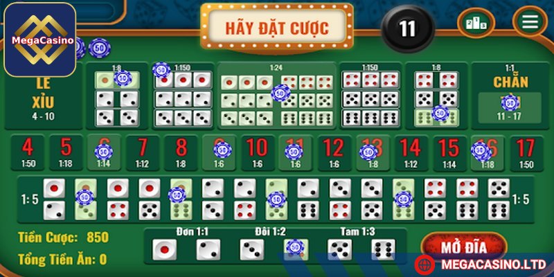 Người chơi có thể kết hợp cược an toàn và cược mạo hiểm